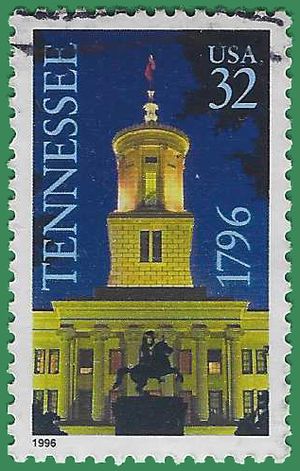 #3070 32c 200th Anniversary Tennessee Statehood 1996 Used