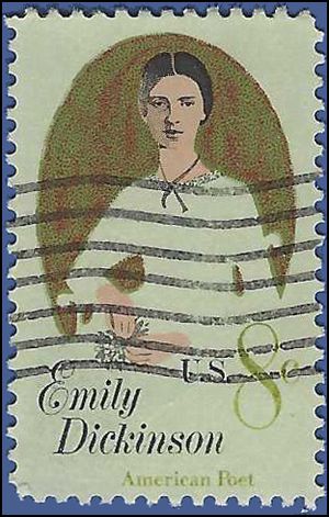 #1436 8c Emily Dickinson American Poet 1971 Used