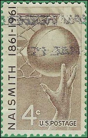 #1189 4c 100th Anniversary James Naismith 1961 Used