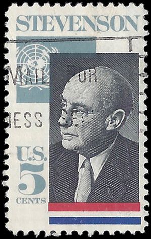 #1275 5c Adiai E. Stevenson 1965 Used