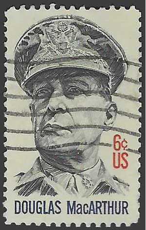 #1424 6c Gen. Douglas MacArthur 1971 Used