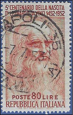 Italy # 601c 1952 Used