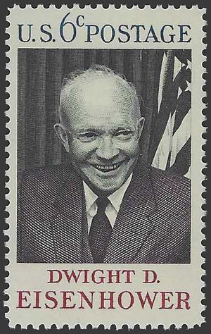 #1383 6c Dwight D. Eisenhower 1969 Mint NH