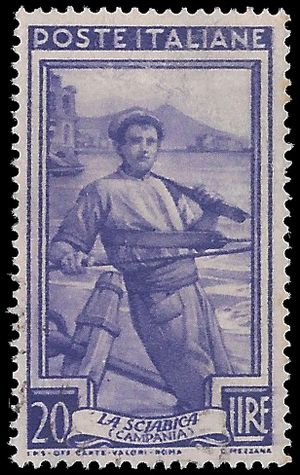 Italy # 557 1950 Used