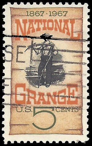 #1323 5c 100th Anniversary National Grange 1967 Used