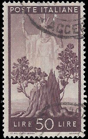 Italy # 476 1945 Used