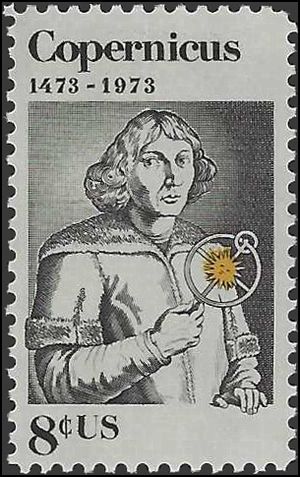 #1488 8c Nicolaus Copernicus Polish Astronomer 1973 Mint NH