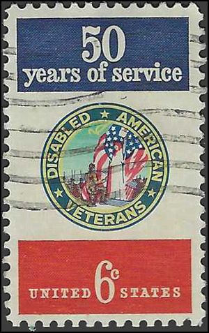 #1421 6c Honoring US Servicemen POW MIA 1970 Used