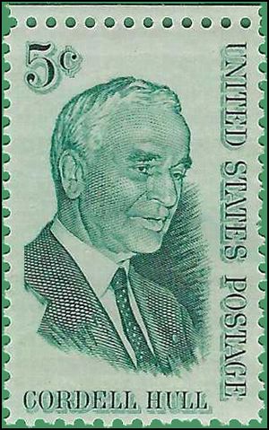 #1235 5c Cordell Hull 1963 Mint NH