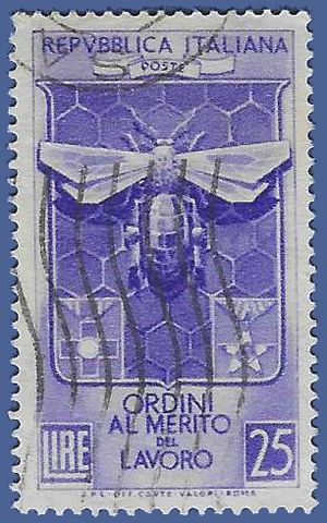 Italy # 623 1953 Used