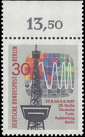 Germany Berlin #9N262 1967 Mint NH w/Tab