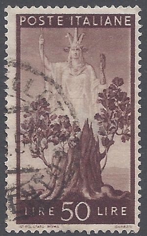 Italy # 476 1945 Used