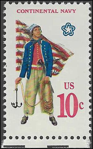 #1566 10c Military Uniforms American Navy 1975 Mint NH