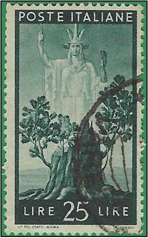 Italy # 475 1945 Used