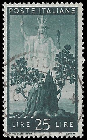 Italy # 475 1945 Used