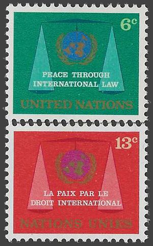 UN New York # 197-198 1969 Mint LH Set of 2