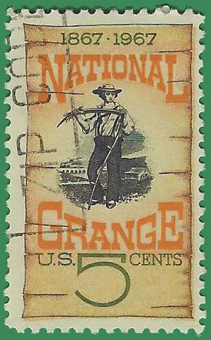 #1323 5c 100th Anniversary National Grange 1967 Used