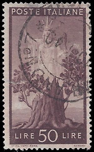Italy # 476 1945 Used