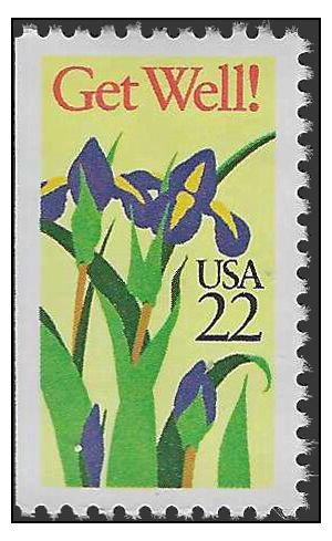 #2268 22c Special Occasions Get Well! Booklet Single 1987 Mint NH