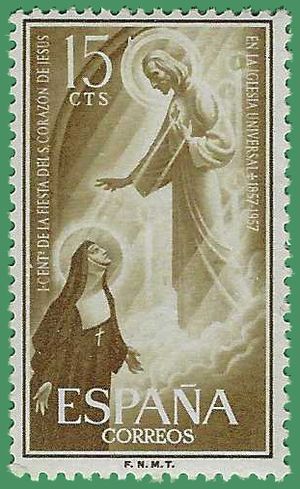 Spain # 863 1957 Mint H
