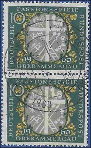 Germany # 810 1960 Used Attached Pair