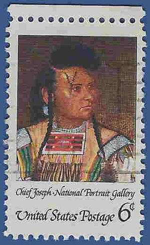 #1364 6c Chief Joseph National Portrait Gallery 1968 Used
