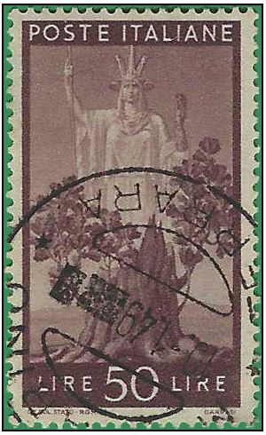 Italy # 476 1945 Used
