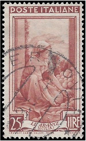 Italy # 558 1950 Used