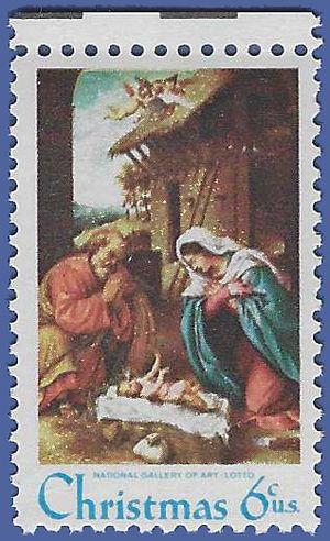 #1414 6c Christmas Nativity 1970 Mint NH