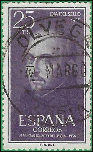 Spain # 836 1955 Used