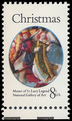 #1471 8c Christmas Angels 1972 Mint NH