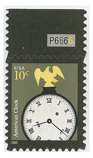 #3757 10c American Clock P# 2003 Mint NH