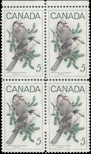 Canada # 478 1968 Used Block of 4