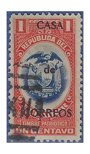 Ecuador #RA 2  1920 Used