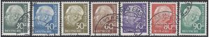 Germany # 712-718 1954 Used Set of 7