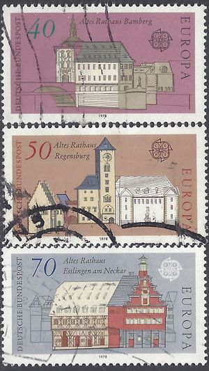 Germany #1270-1272 1978 Used Set of 3