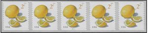 #5256 2c Meyer Lemons PNC Strip of 5 #B11111 Back# 2018 Mint NH