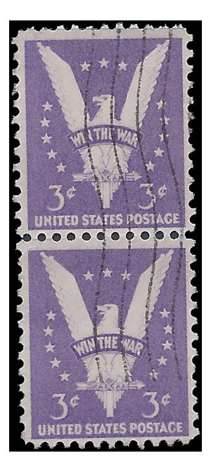 # 905 3c Win The War 1942 Used Pair