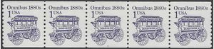 #2225b 1c Omnibus 1880s PNC/5 P#3 1986 Mint NH