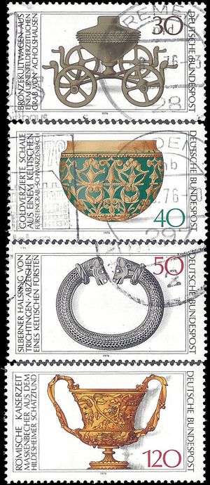 Germany #1218-1221 1976 Set of 4 Used