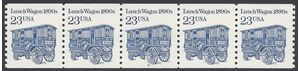 #2464 23c Lunch Wagon 1890s PNC/5 P#2 1991 Mint NH