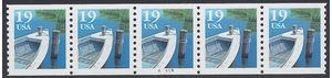 #2529a 19c Fishing Boat Ty II PNC/5 P#A5555 1993 Mint NH