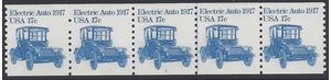 #1906 17c Electric Auto 1917 PNC/5 Plate #1 1981 Mint NH