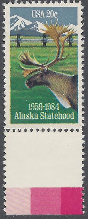 #2066 20c 25th Anniversary Alaska Statehood 1984 Mint NH