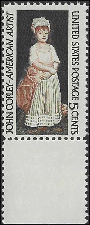 #1273 5c John Singleton Copley 1965 Mint NH