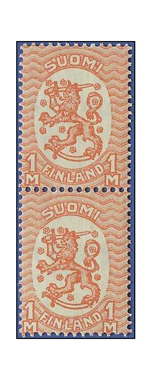 Finland # 146 1927 Mint NH Attached Pair