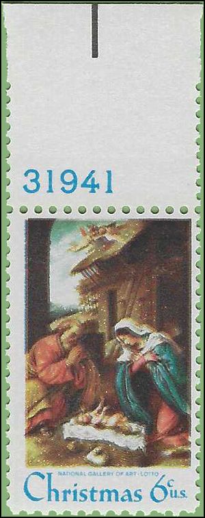 #1414 6c Christmas Nativity 1970 Mint NH
