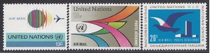 UN New York #C19-C21 1974 Mint NH Set of 3