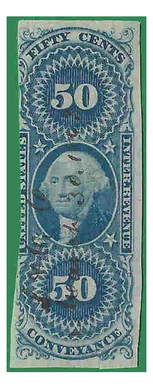 Scott R 54a 50c US Internal Revenue - Conveyance 1862-1871 Used