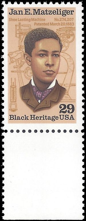 #2567 29c Black Heritage Jan E. Matzelinger 1991 Mint NH